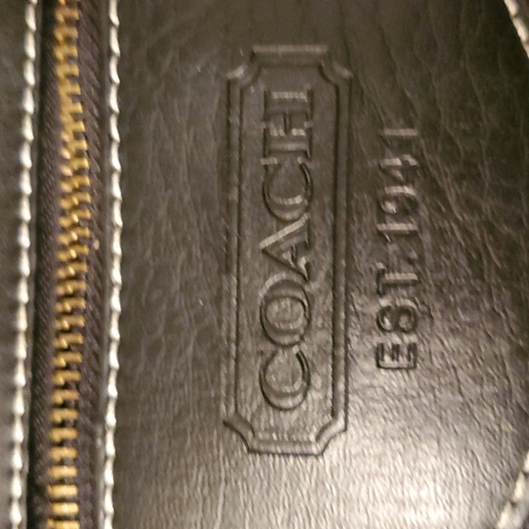 Coach Black/gold Satchel - Picture 4 of 9